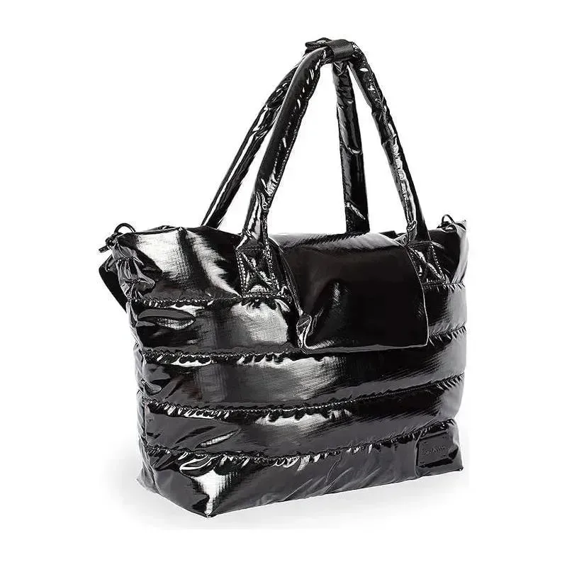 7AM Voyage - Waterproof Capri Diaper Bag with Crossbody Straps, Black Polar