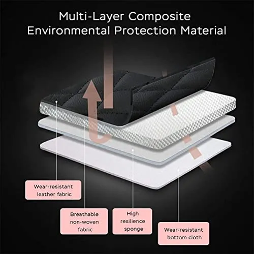 Front & Rear Seat Covers for Chevy Chevrolet Bolt EV EUV Car Seat Cover Luxury PU Leather Comfortable Stylish Pink×Beige