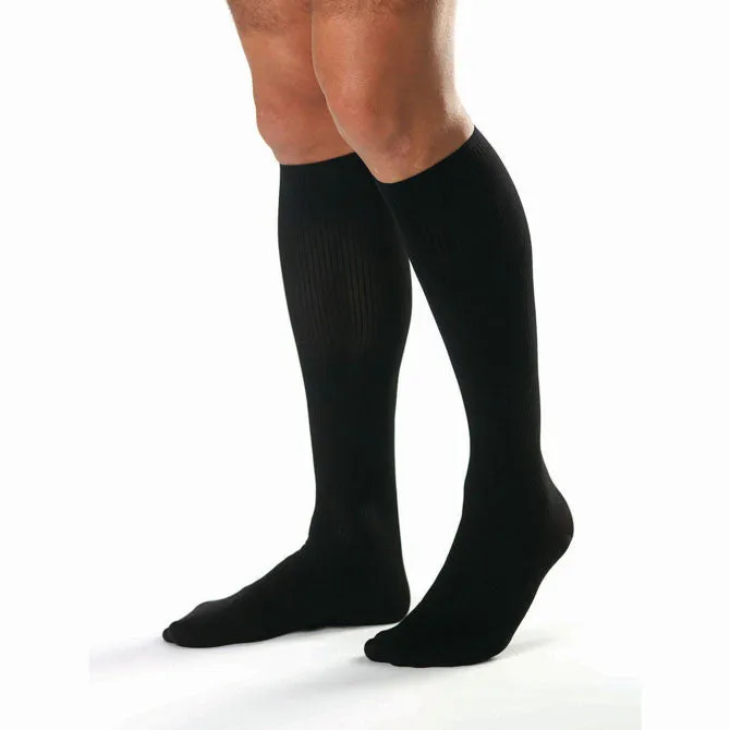 Jobst for Men Ribbed Knee High Socks 20-30 mmHg