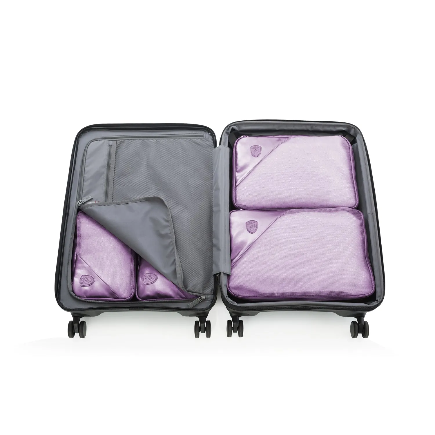 Metallic 5pc Set Packing Cubes