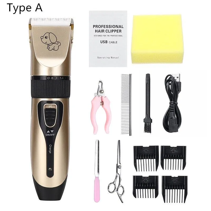 Pet Hair Trimmer Kit - Ultra Low Noise Design