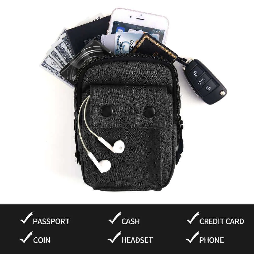 Versatile RFID Travel Crossbody Bag | Water-Resistant & Secure